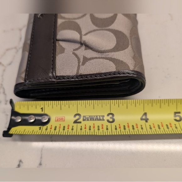 Coach Tan and Brown Signature Wallet - Picture 12 of 12